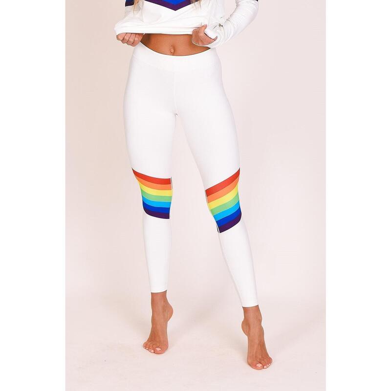 Rainbow Road Legging de base pour femme