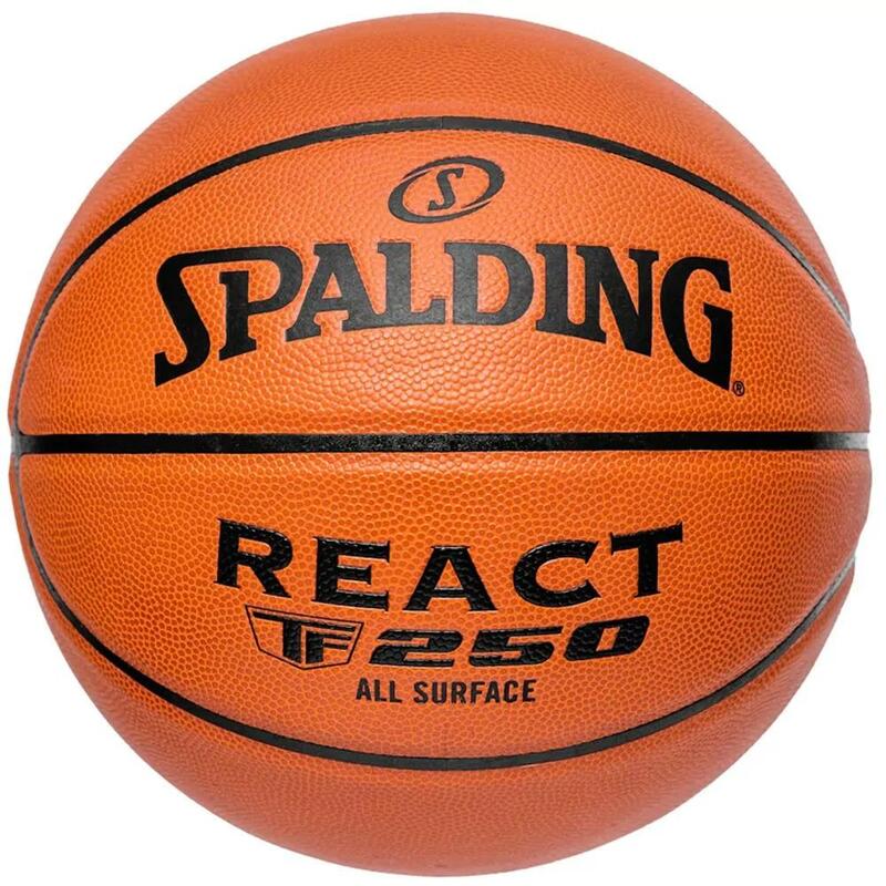 Piłka do koszykówki męska Spalding React TF-250 Indoor Outdoor