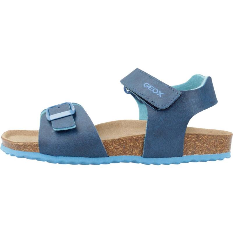 Sandales Geox Modèle J Ghita Boy Couleur Bleu