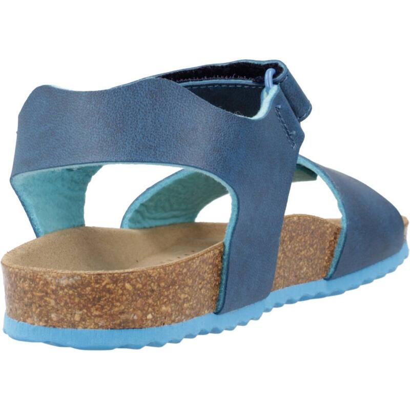 Sandales Geox Modèle J Ghita Boy Couleur Bleu