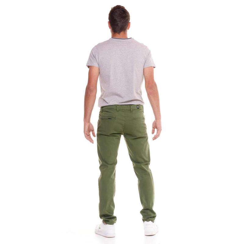 Calças chino masculinas minimalistas