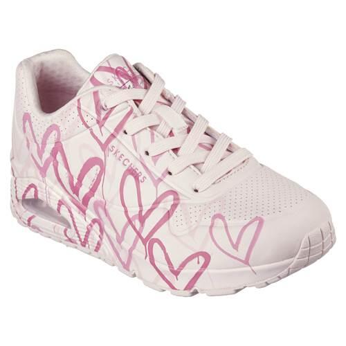 Zapatillas mujer Skechers Uno-spread The Love Rosa