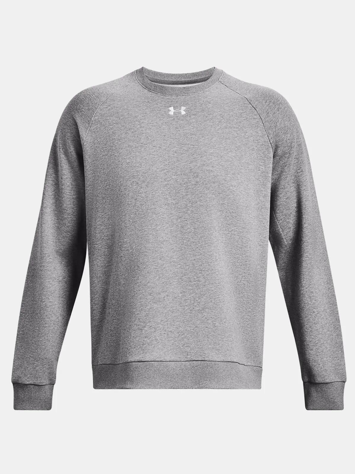 Under Armour Unisex Soft Rival Crewneck Fleece Sweatshirt - Grey 5/6