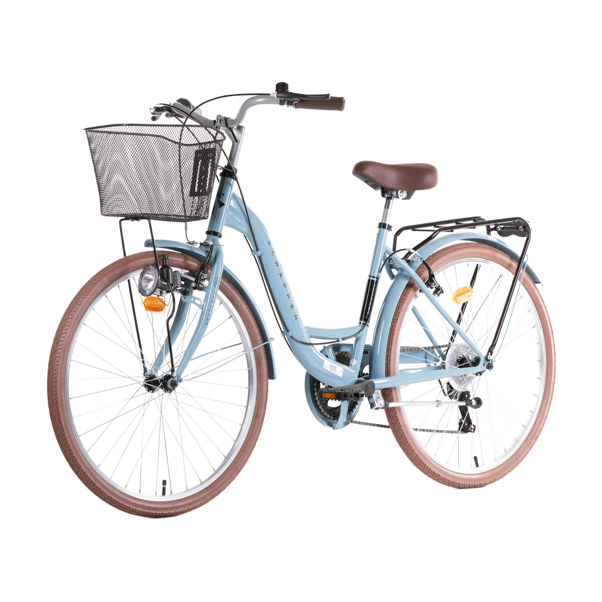 Scrapper City Bike 26” Roda 6 Velocidades Azul Claro 3/3