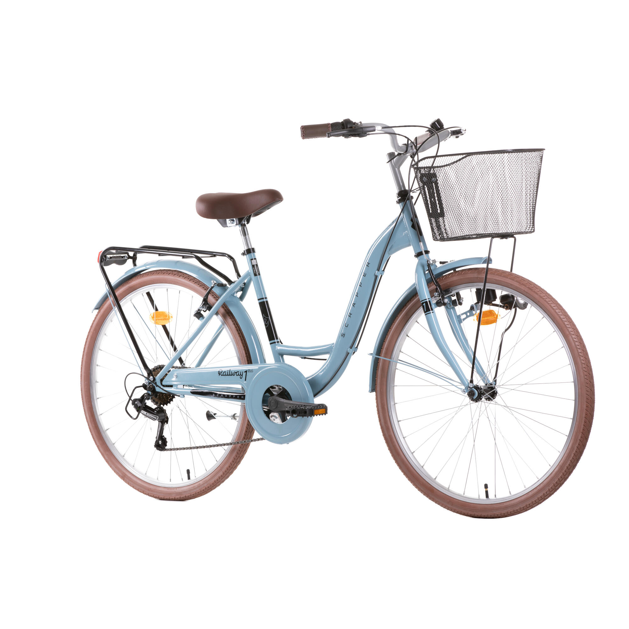 Scrapper City Bike 26” Roda 6 Velocidades Azul Claro 2/3