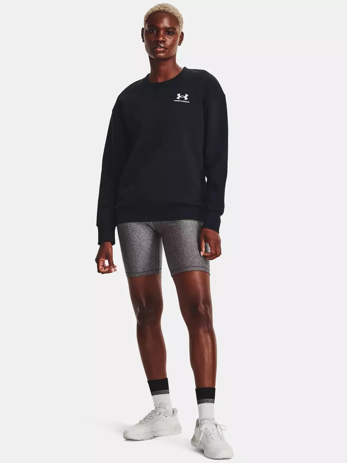 Bluza fitness damska UNDER ARMOUR Essential Fleece Crew 3/6