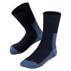 Chaussettes de randonnée Xtreme extra chaudes 1 paquet multi bleu