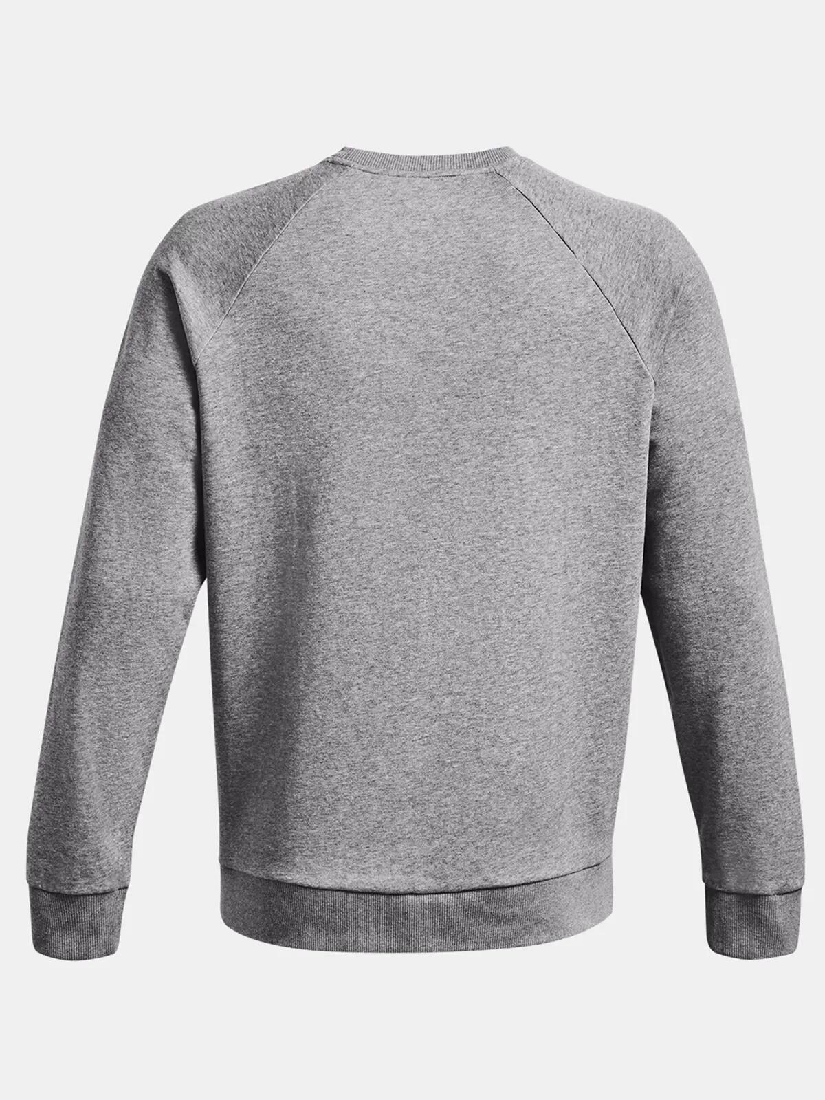 Under Armour Unisex Soft Rival Crewneck Fleece Sweatshirt - Grey 6/6
