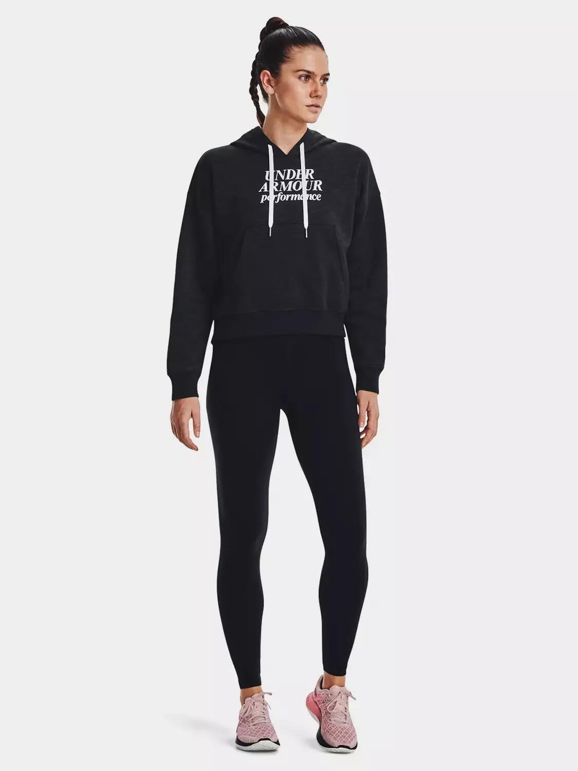 Sweat à capuche Under Armour Essential Script pour femmes 3/7