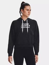 Sweat à capuche Under Armour Essential Script pour femmes