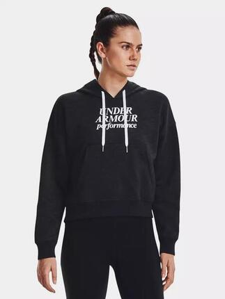 Sweat à capuche Under Armour Essential Script pour femmes