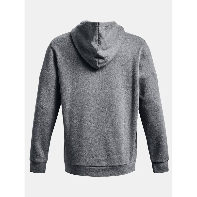 Hanorac cu glugă UA Icon Fleece bărbați gri melanj