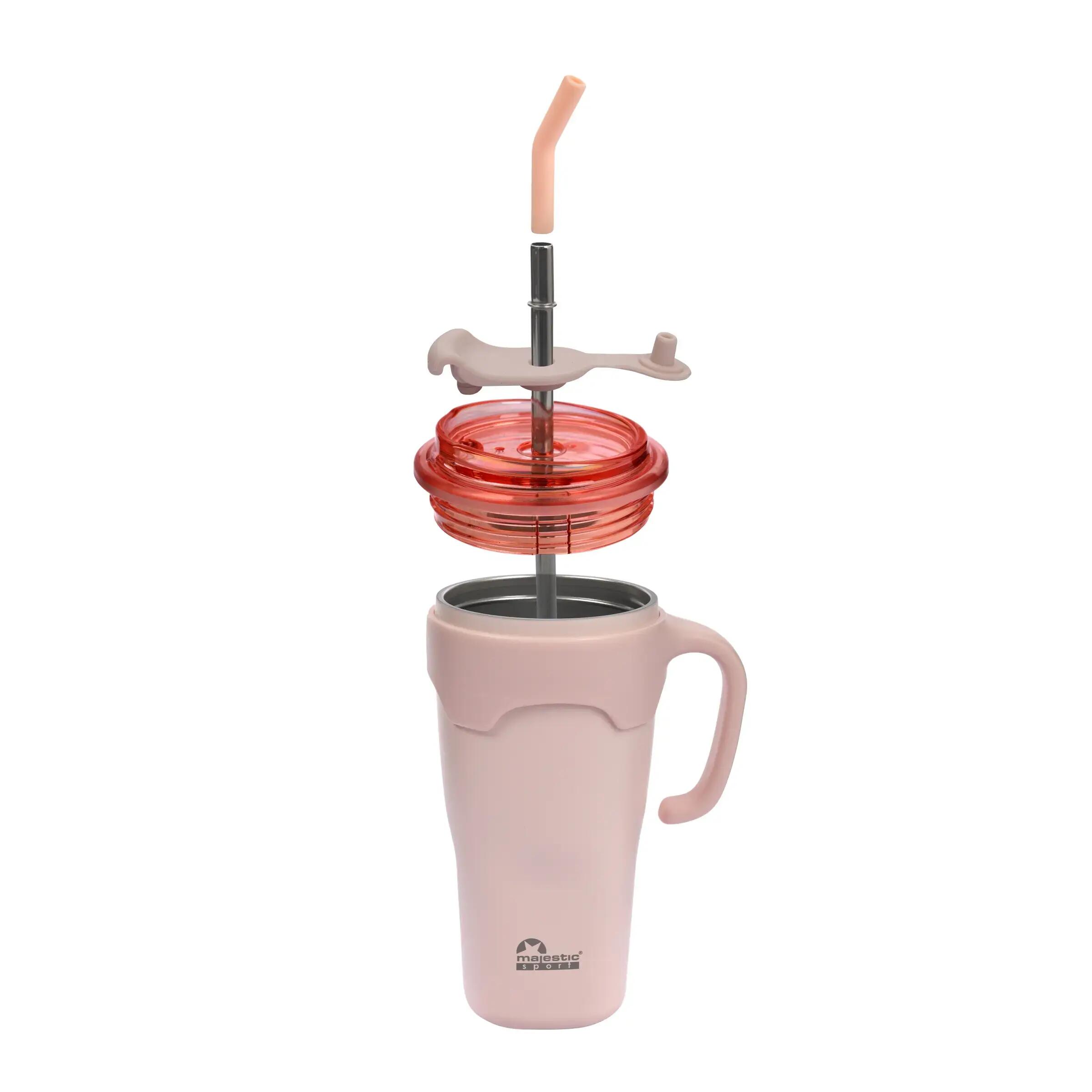 Kubek termiczny ze słomką Majestic Sport Jelly 650 ml 7/7