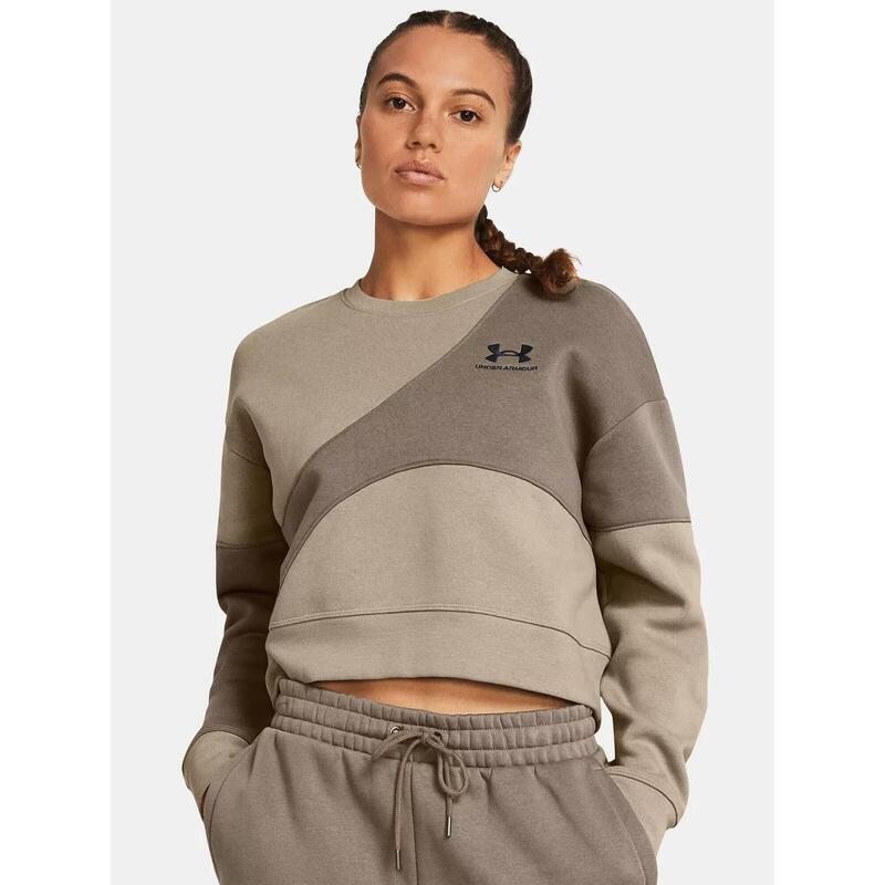 Bluza fitness damska UNDER ARMOUR Icon Fleece Crop Crew