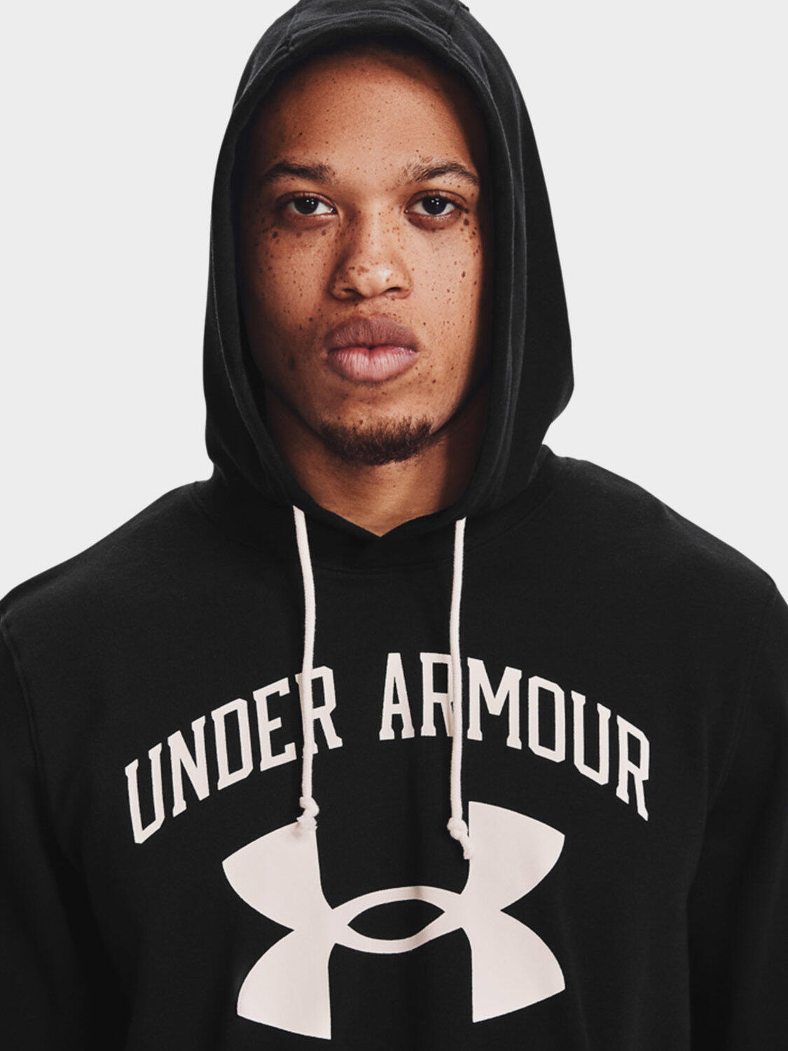 Bluza fitness męska UNDER ARMOUR Rival Terry Big Logo z kapturem 4/6