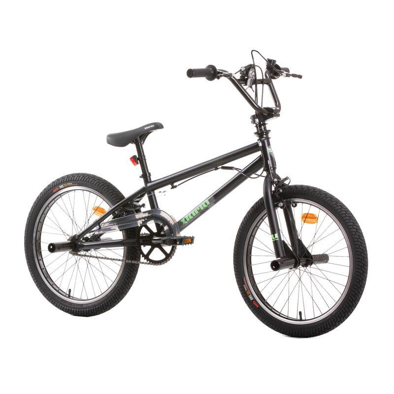 Bicicleta Freestyle Bmx Scrapper Preta Com Head-Set Rotor 11 KG 20” Polegadas