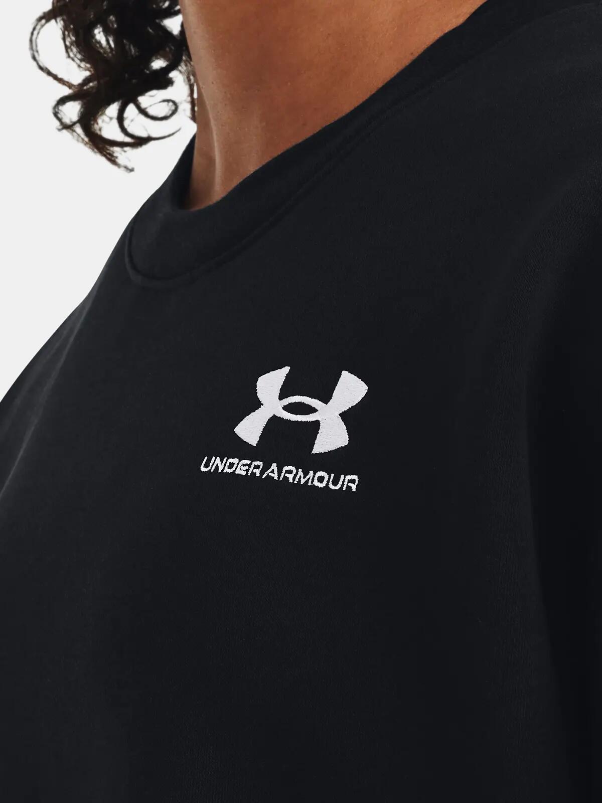 Bluza fitness damska UNDER ARMOUR Icon Fleece Oversized Crew 3/6
