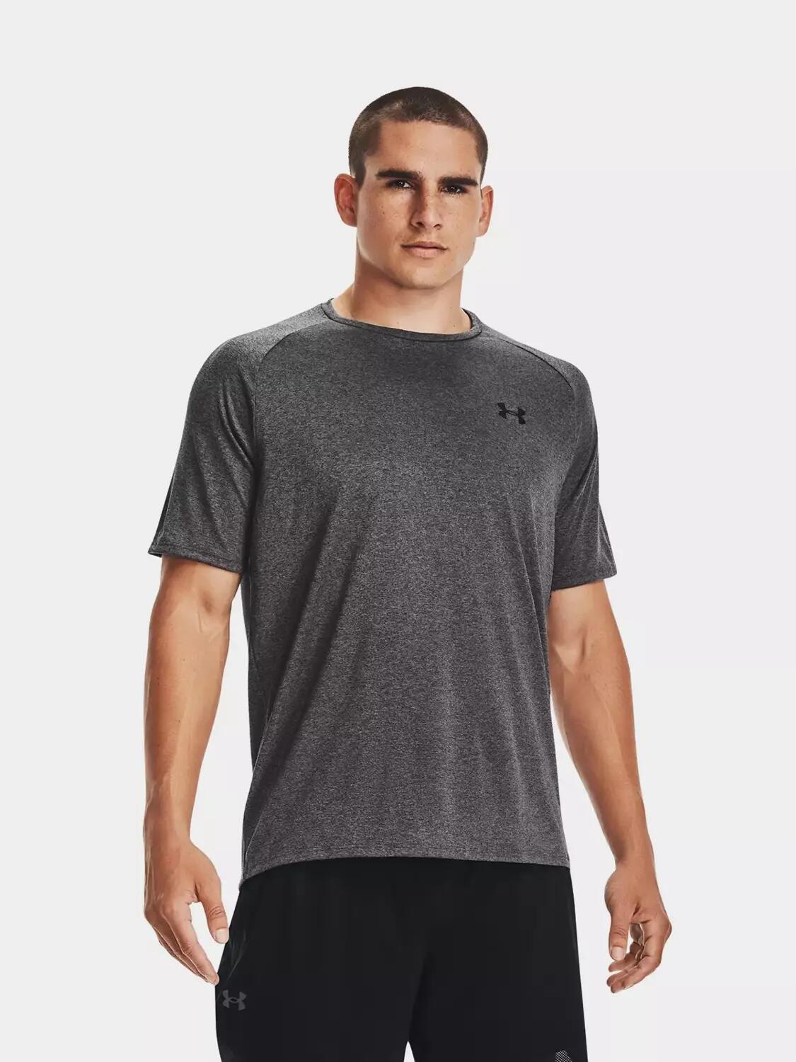 Tricou barbati gri cu logo