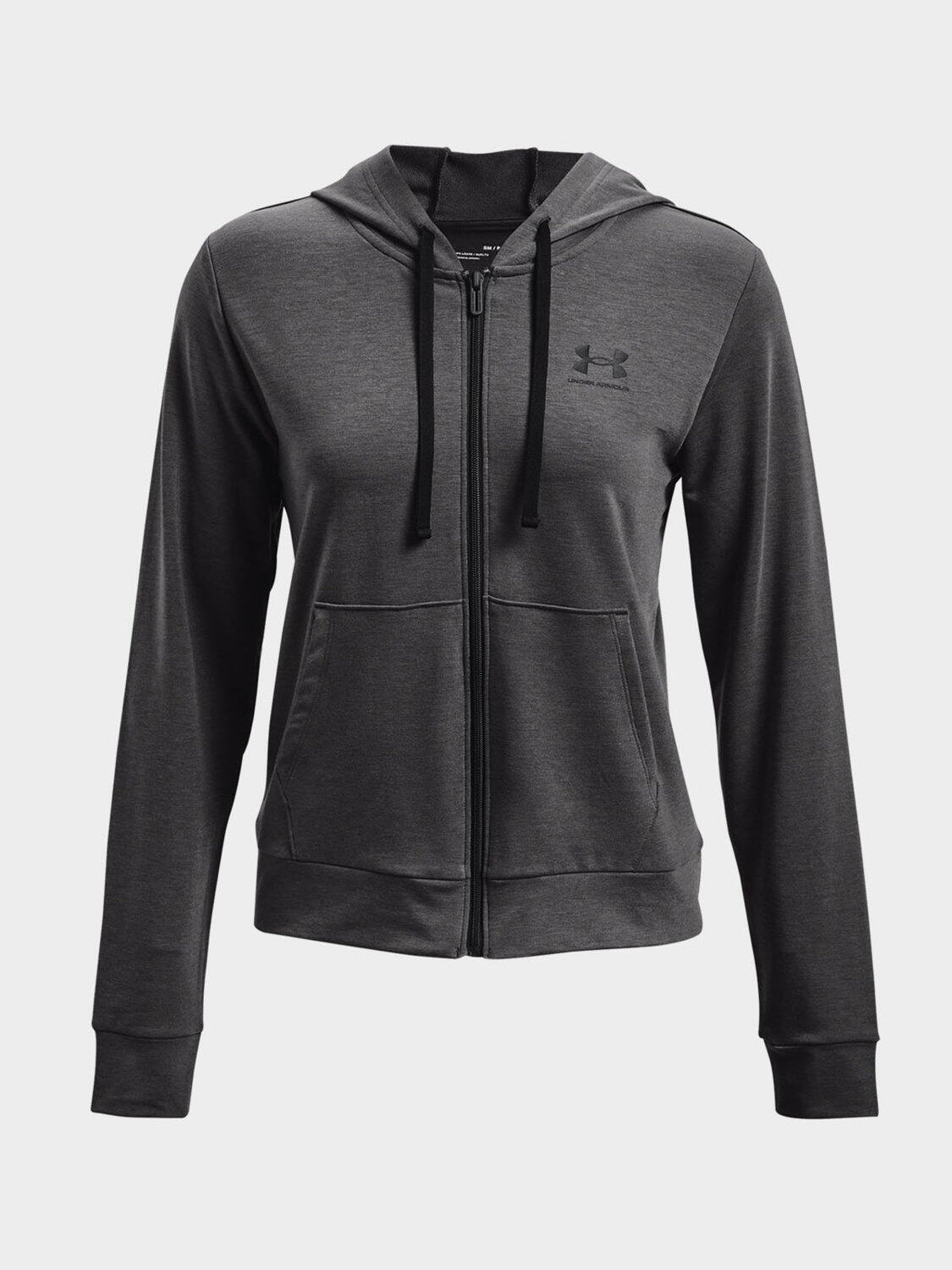 Felpa da allenamento Under Armour Rival Terry Full Zip con cappuccio da donna 5/7