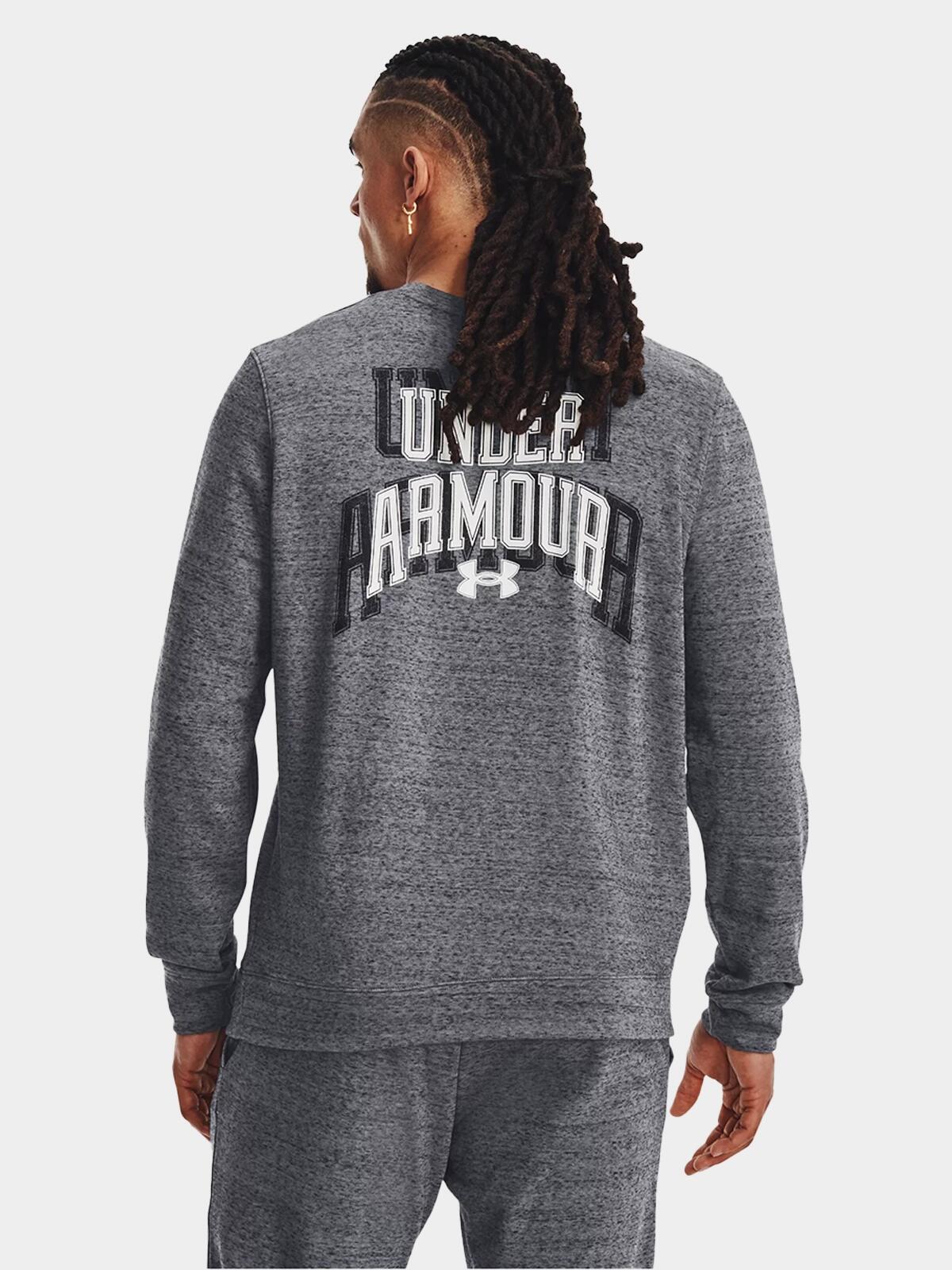 Bluza fitness męska UNDER ARMOUR Rival Terry Graphic Crew 2/7