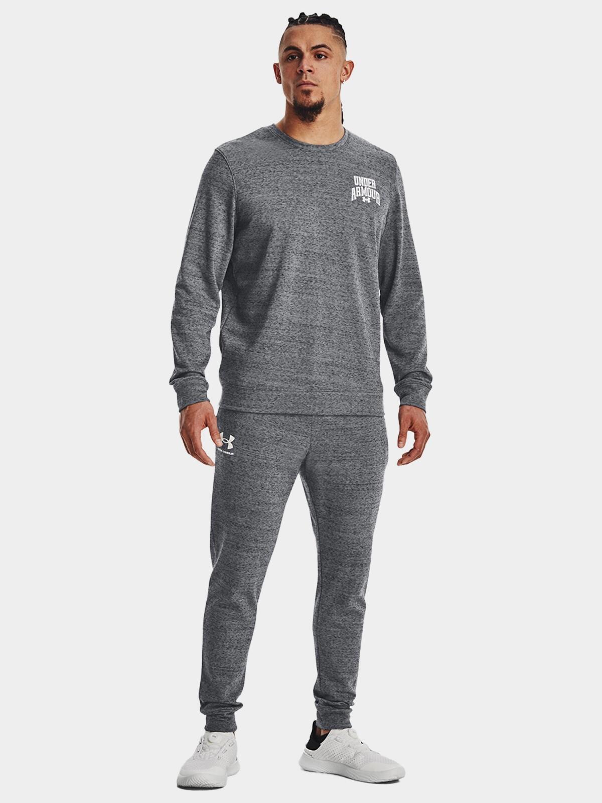 Bluza fitness męska UNDER ARMOUR Rival Terry Graphic Crew 5/7