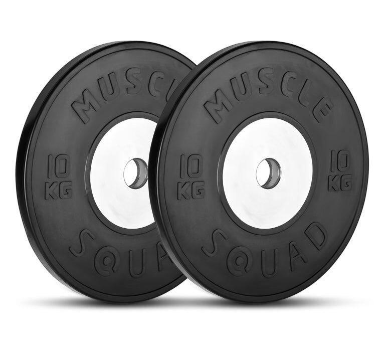 Competition Metal Core Bumper Olympic Weight Plate Set 100KG 3/5