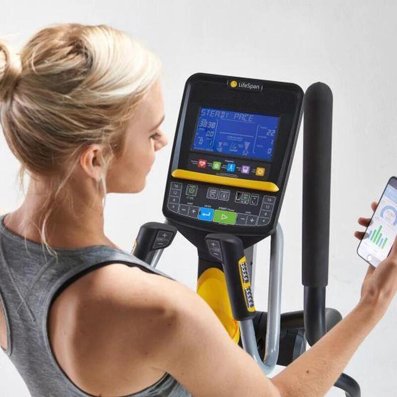 VÉLO ELLIPTIQUE E3i+ - Bluetooth Connecté - Écran LCD - Cardio Cross Trainer