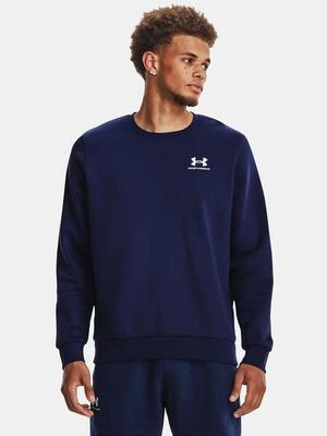 Pullover sweat fleece under armour blauw