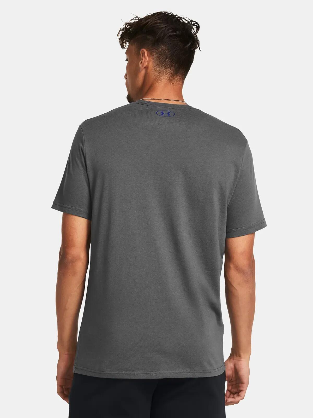 Koszulka fitness męska UNDER ARMOUR 1382915 z krótkim rękawem 4/5