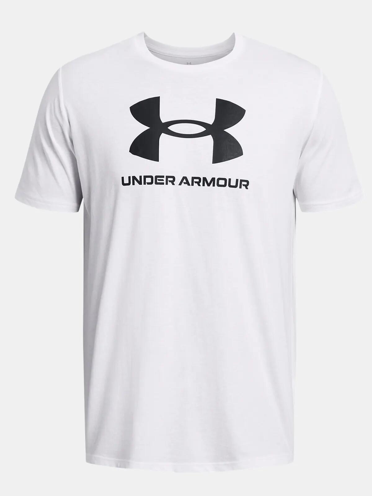 Camiseta Sportstyle Logotipo para Hombre Blanco 4/5
