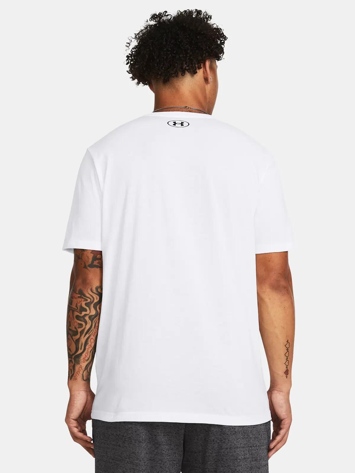 Camiseta Sportstyle Logotipo para Hombre Blanco 3/5