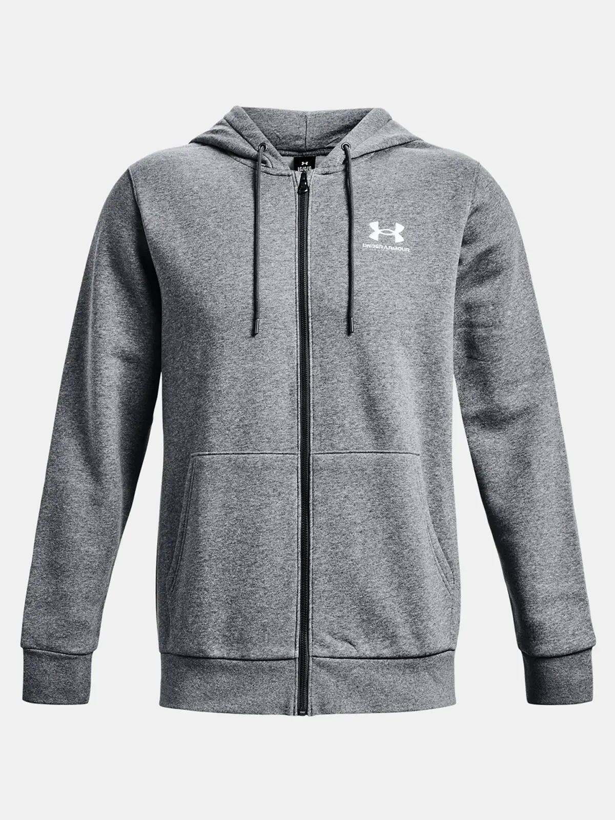 Bluza fitness męska UNDER ARMOUR Icon Fleece Full-Zip Hoodie z kapturem 5/7
