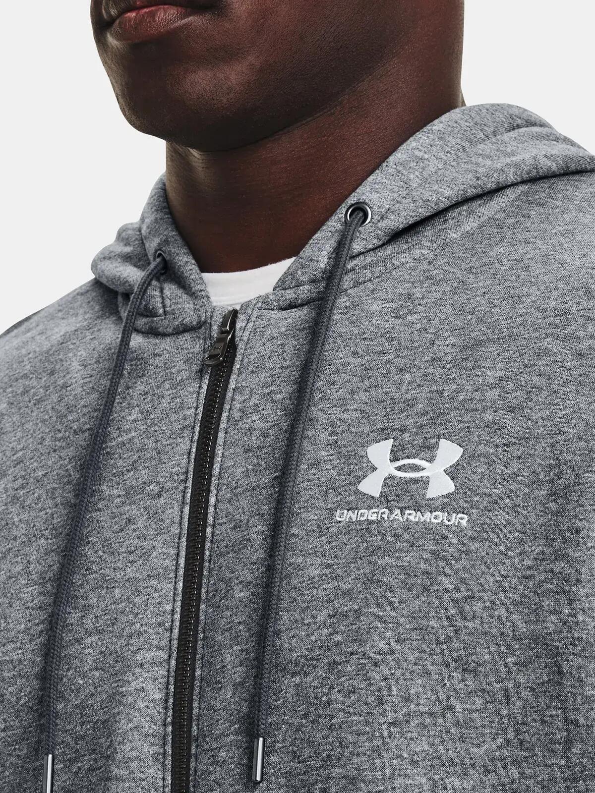 Bluza fitness męska UNDER ARMOUR Icon Fleece Full-Zip Hoodie z kapturem 4/7