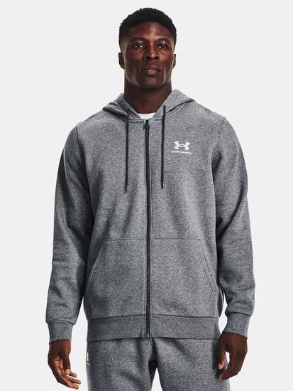 Felpa da allenamento Under Armour Essential Fleece Full Zip Hood da uomo