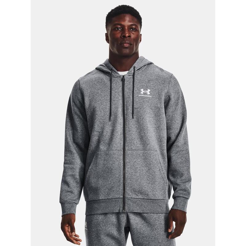 Bluza fitness męska UNDER ARMOUR Icon Fleece Full-Zip Hoodie z kapturem