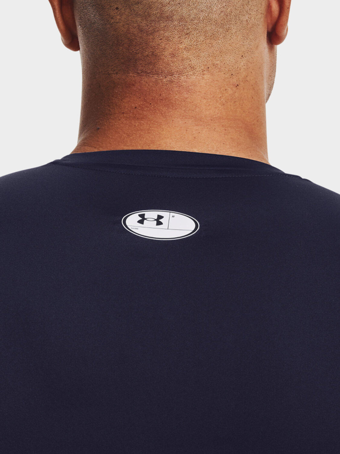 Camiseta Marina manga larga HeatGear® para hombre Under Armour 6/6