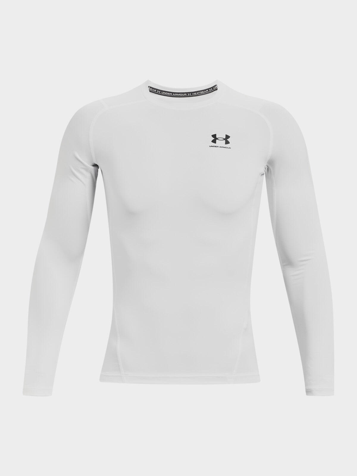 T-shirt Blanc manches longues HeatGear® pour homme Under Armour 5/6