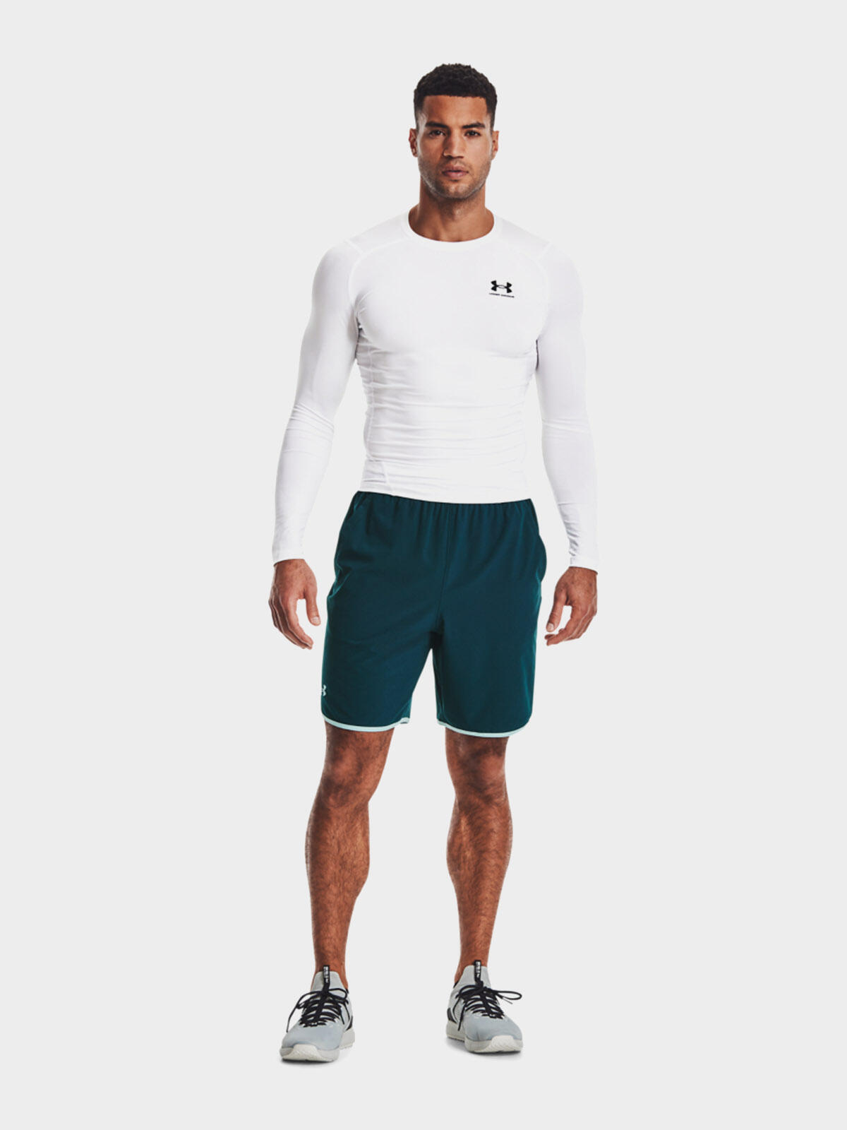T-shirt Blanc manches longues HeatGear® pour homme Under Armour 4/6
