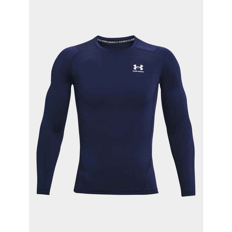 Camiseta Marina Manga Larga Heatgear® Para Hombre Under Armour