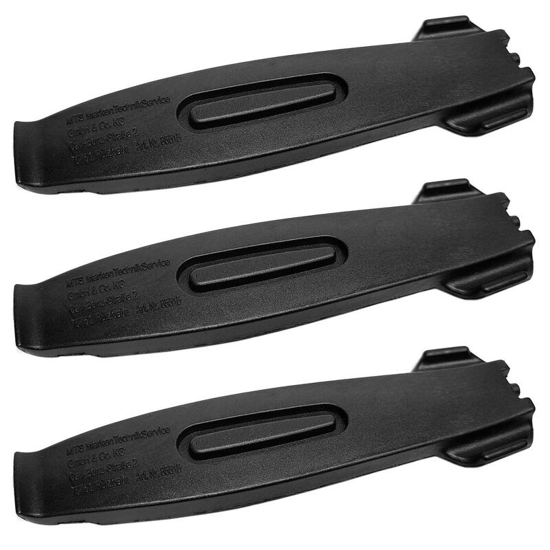 Dispozitiv parghie pentru scos cauciuc bicicleta, plastic, set 3 bucati