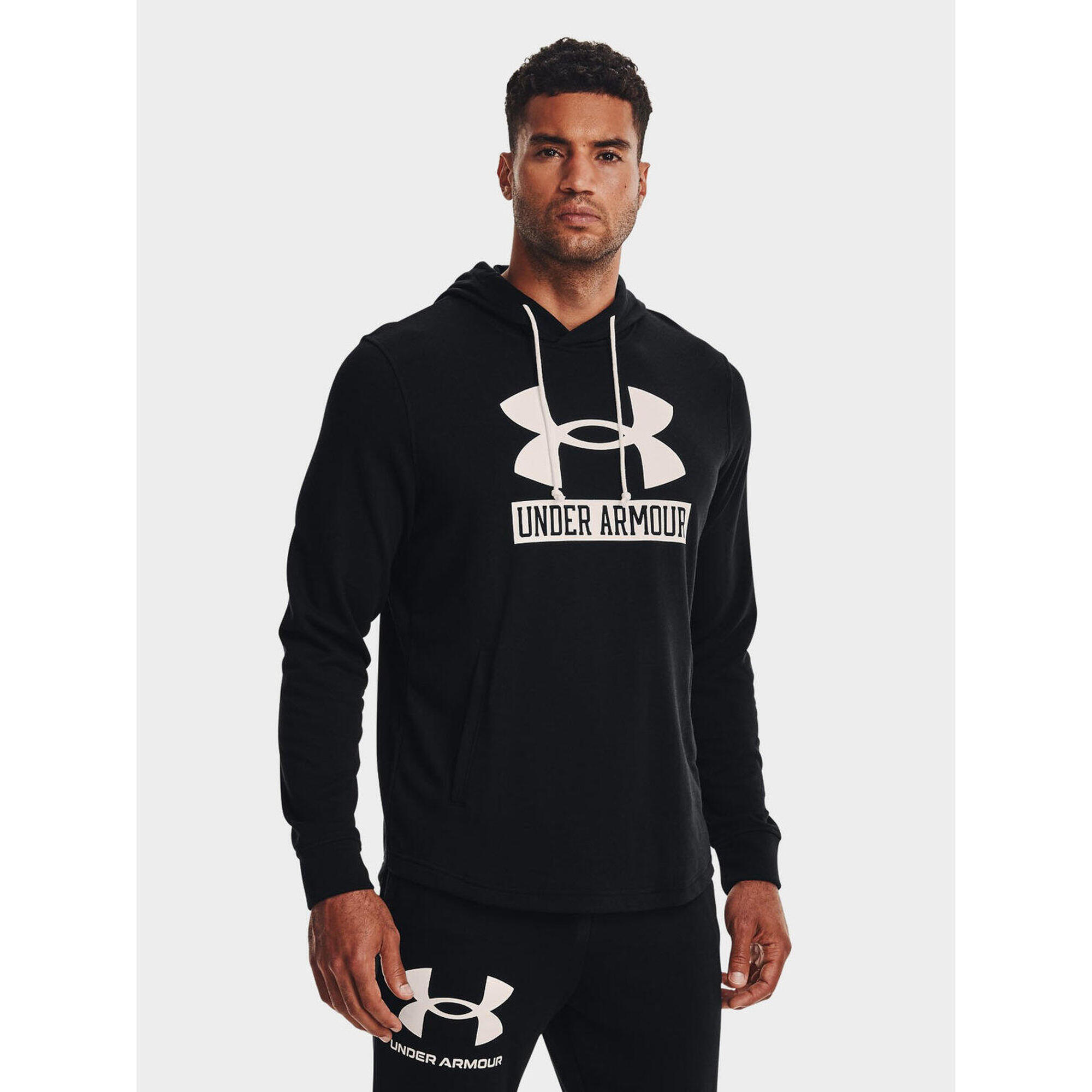 Under Armour - Sweat À Capuche Under Armour Rival Pour Homme, Noir, Pull - Sweat-shirt - Noir - Decathlon