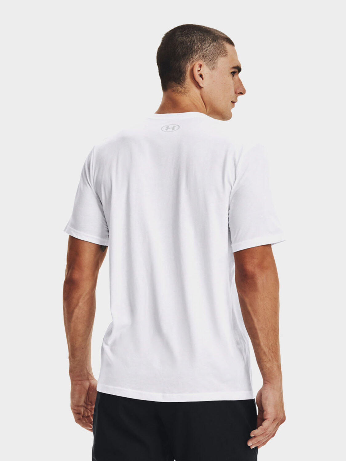 T-SHIRT UNDER ARMOUR HOMME BLANC 3/6