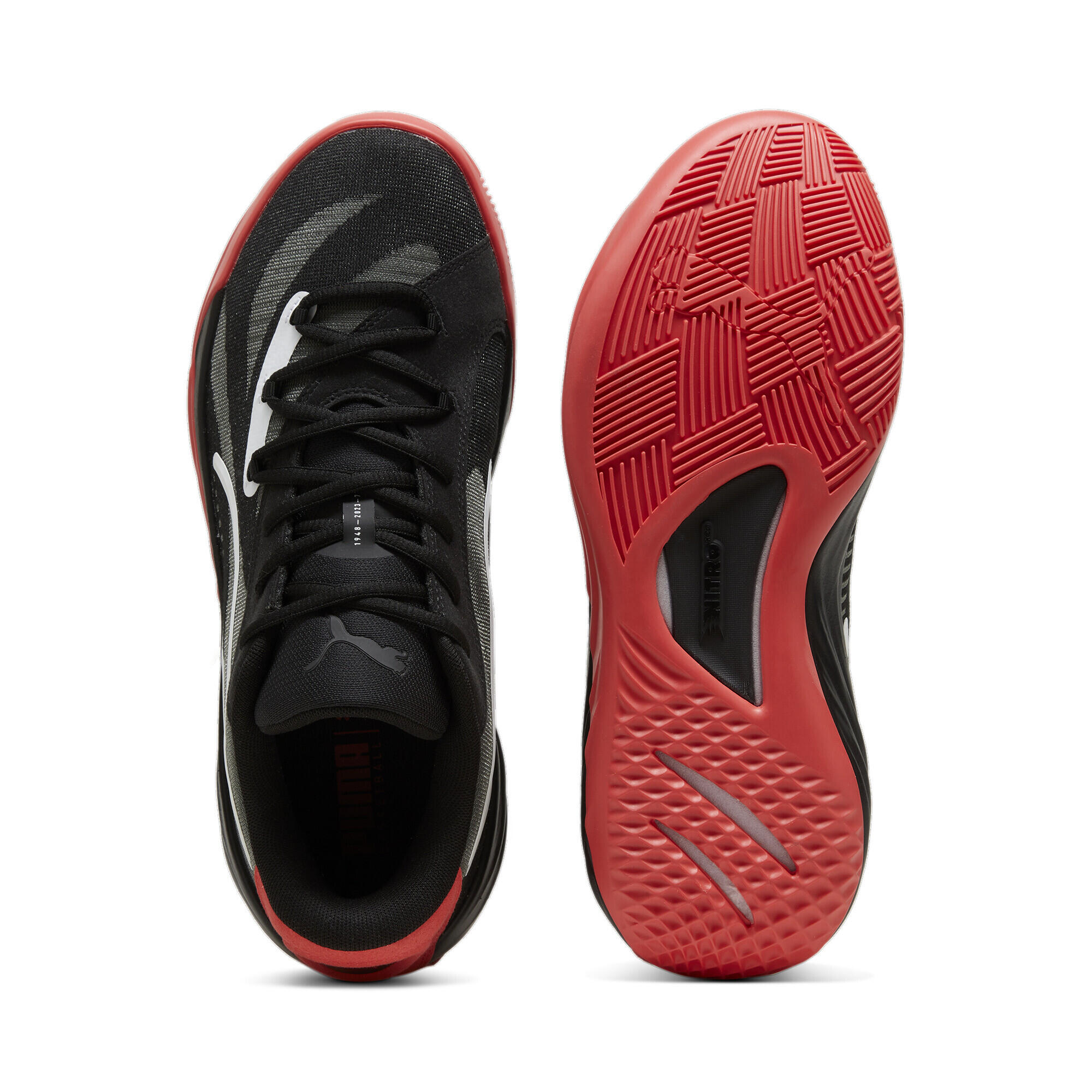 All-Pro NITRO basketbalschoenen PUMA Black Active Red 6/7