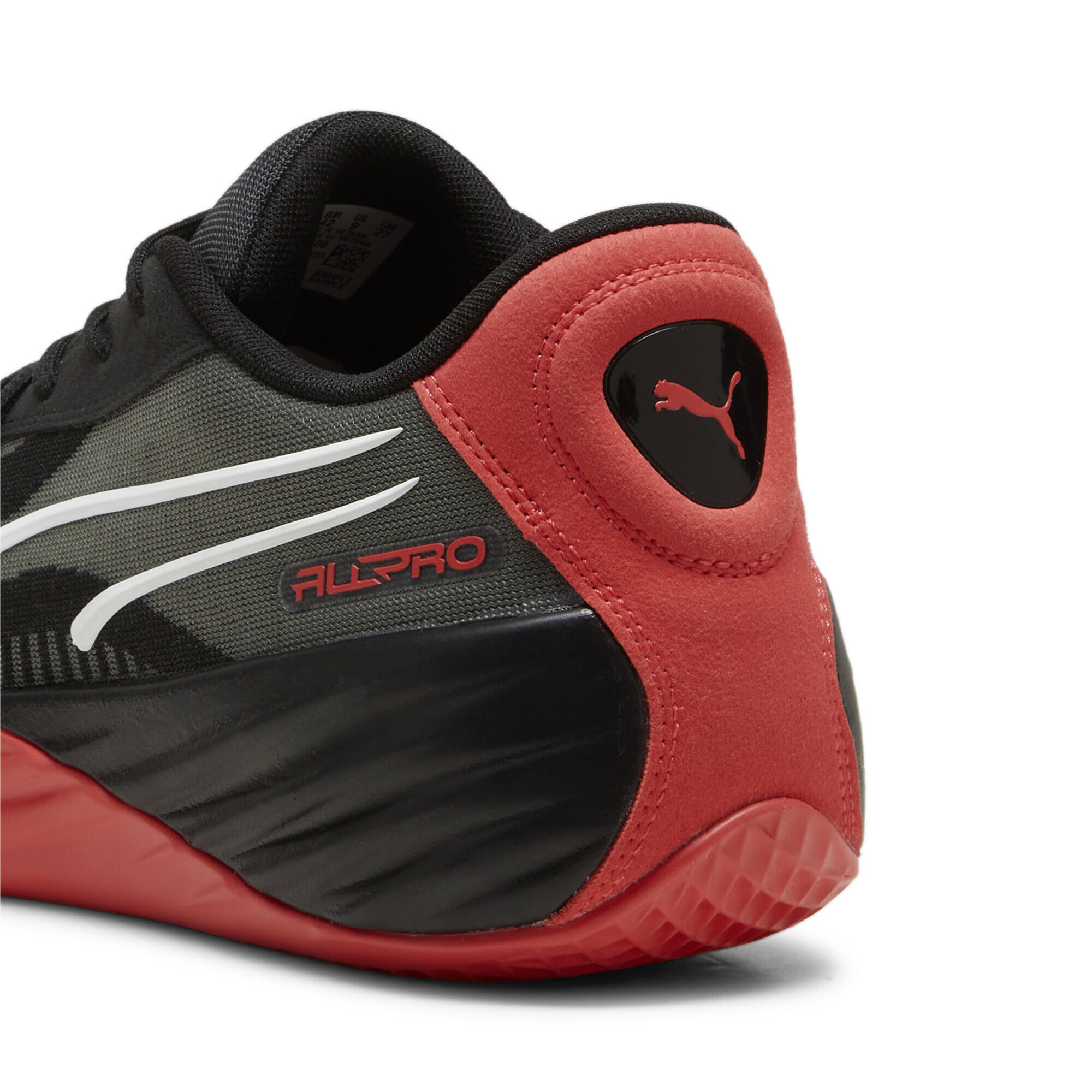 All-Pro NITRO basketbalschoenen PUMA Black Active Red 4/7