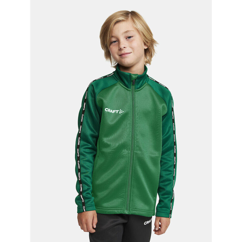 Craft - Veste De Survêtement Full Zip Enfant Craft Squad 2.0 - Veste - Vert -  4 À 6 Ans - Decathlon