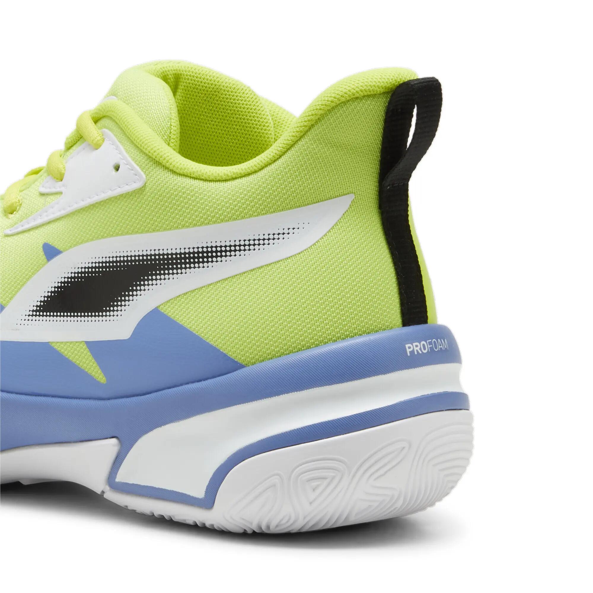 Scarpe da basket Genetics PUMA Electric Lime Blue Skies Green 2/6