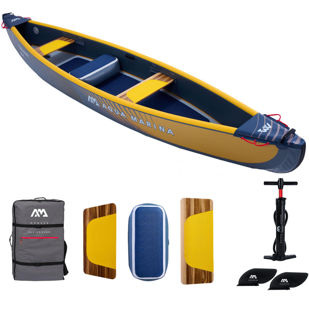 AQUA MARINA Aqua Marina Tomahawk Air-C 478cm 2-3 person High Pressure Drop Stitch Canoe