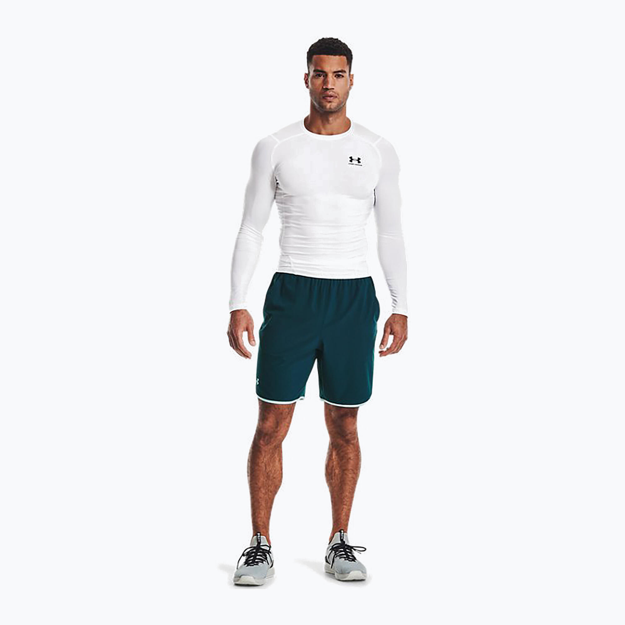 T-shirt Bianca Manica Lunga Heatgear® Da Uomo Under Armour 5/7