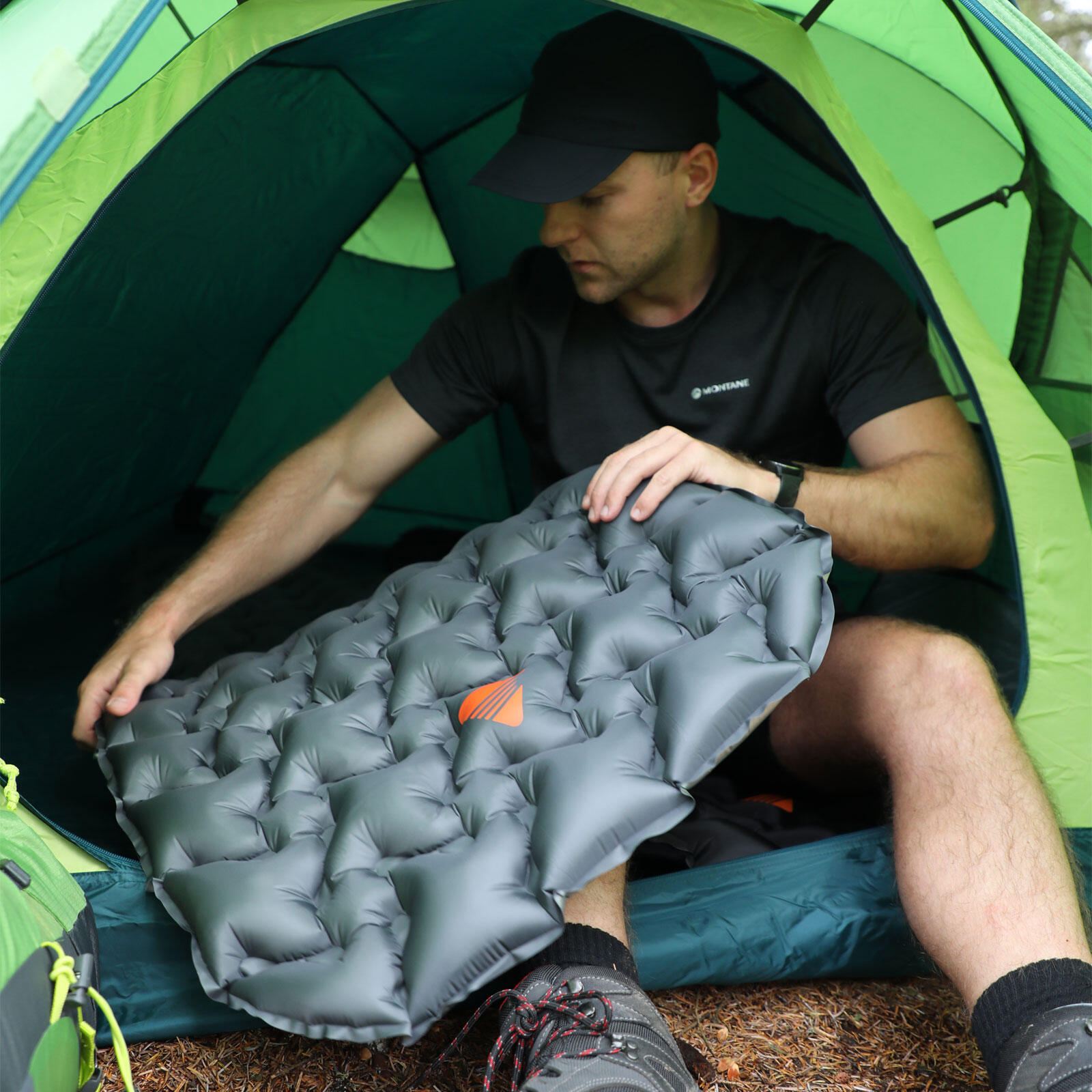 Materassino da trekking Aotrom XL Letto ad aria termico Campeggio leggero 0.62kg 5/5