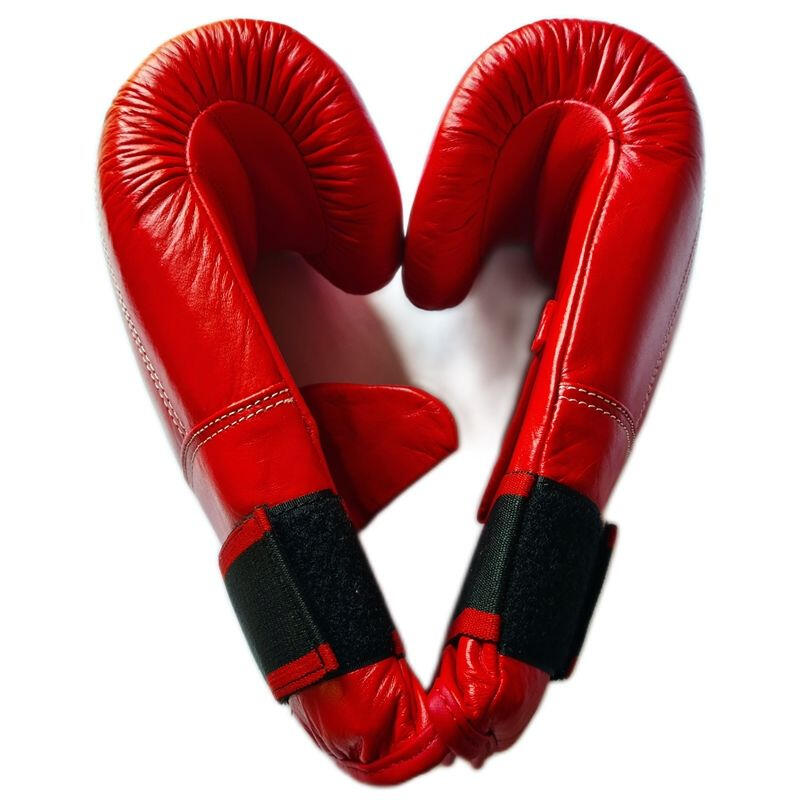 Manusi sac box rosii Anastasia Sport, piele naturala, marime XL